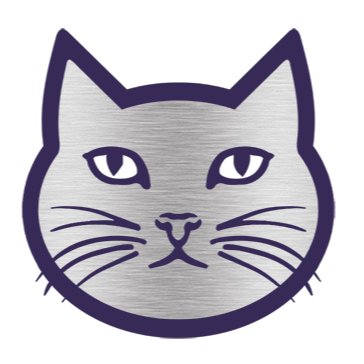 Metallic Cat Temporary Tattoo