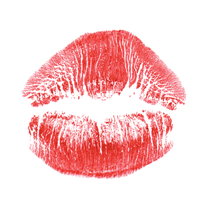 Kiss Lips Temporary Tattoo